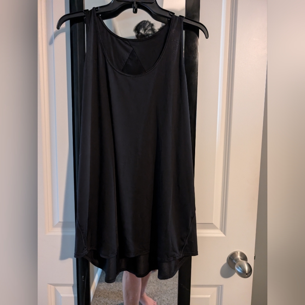Lululemon Flowy Black Crossover Tank XL/14
